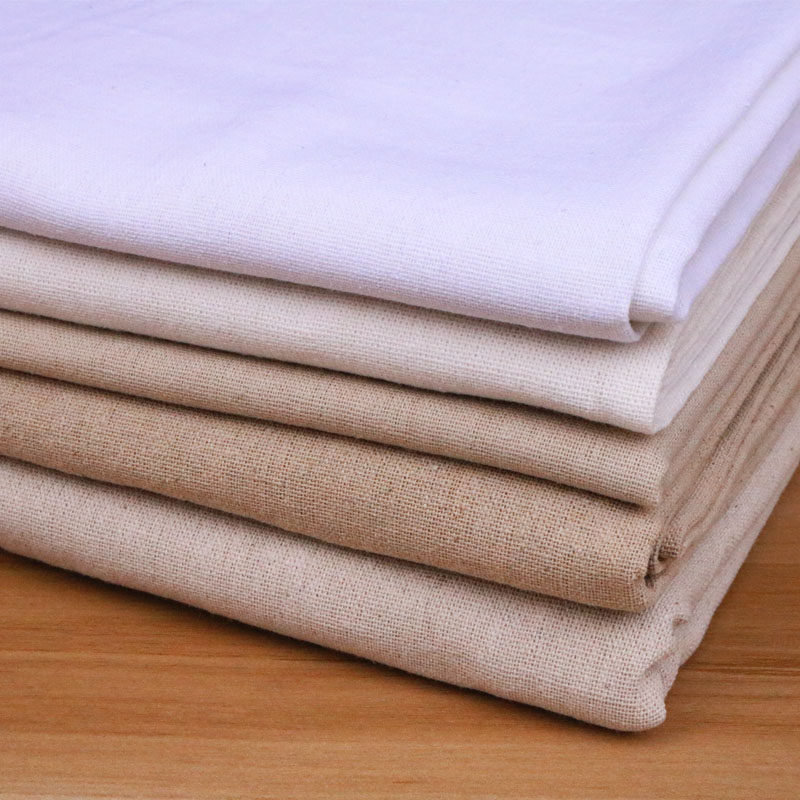 diy沙发素色手工棉麻布