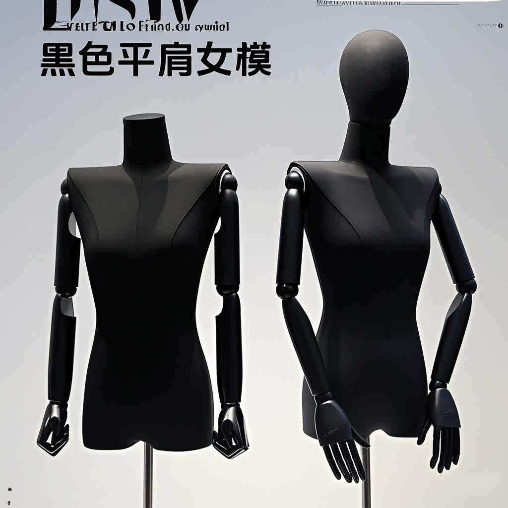 新疆包邮韩版黑色平肩模特橱窗直角服装店人台女模特展示架道具全