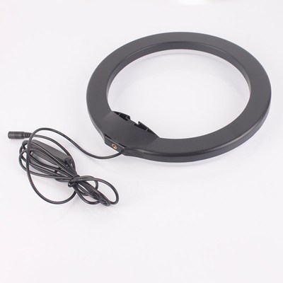 美容灯纹绣灯大光圈灯圈配件10寸14寸高亮12V电源插头调光线