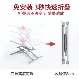 升降桌简易折叠桌家用户外便携可移动茶台餐桌学习桌电脑桌 免安装