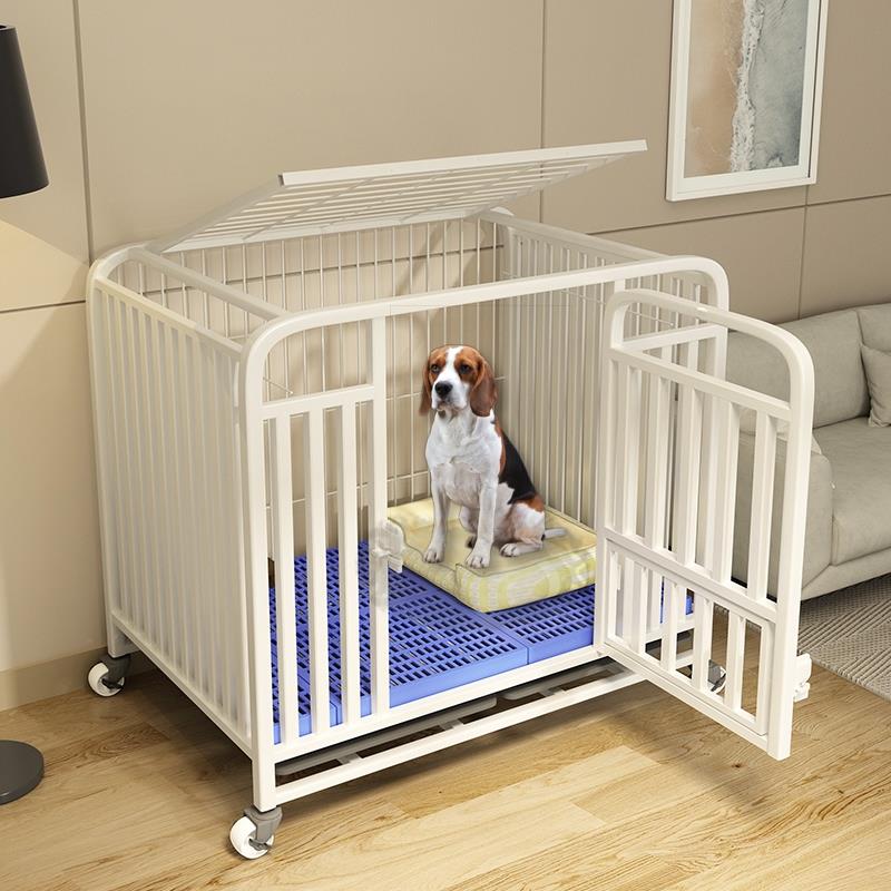 狗笼子小型犬带厕所分离中型犬宠物狗笼大型犬金毛拉布拉多边牧笼