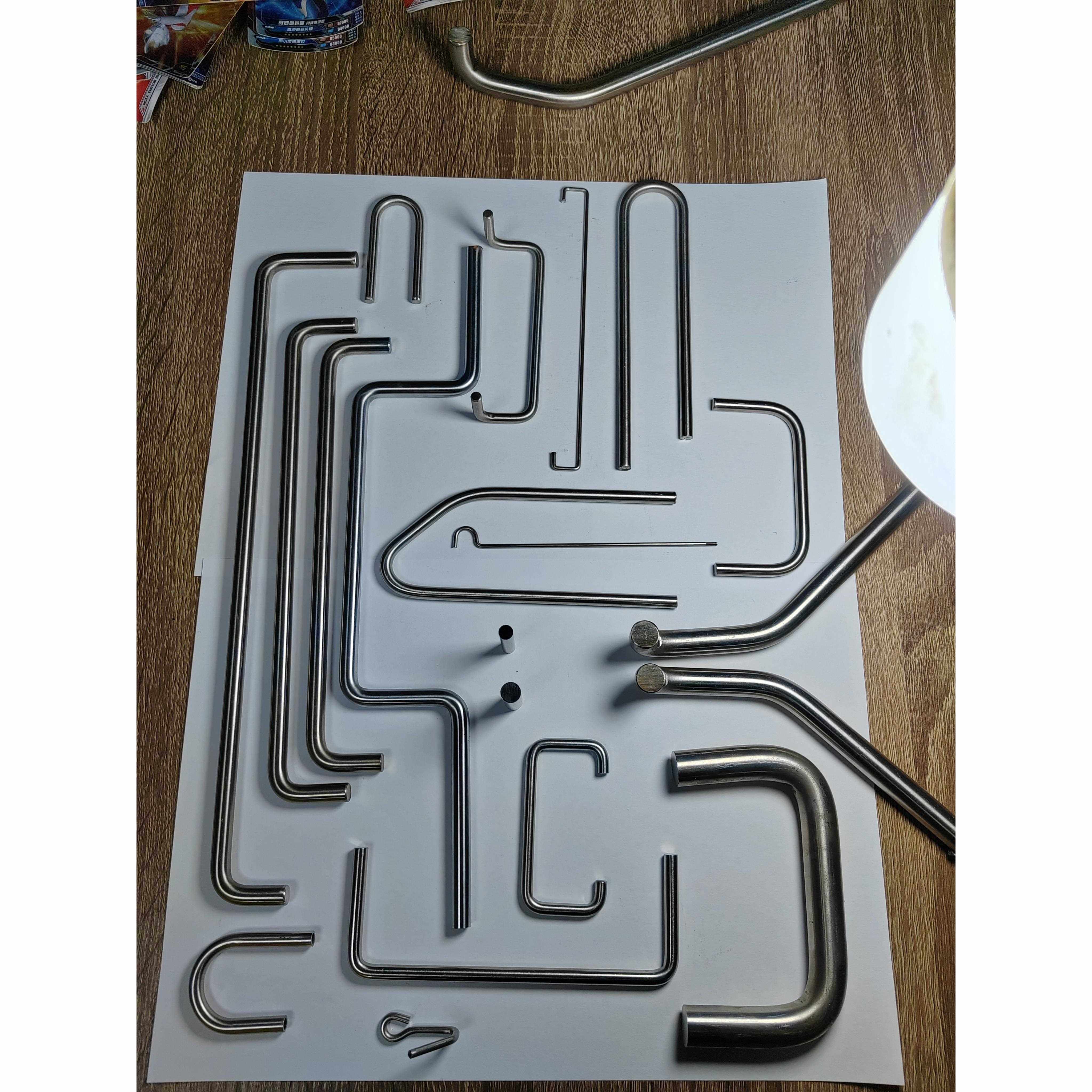 不锈钢弯棒 弯管，铝棒铁丝钢丝定制折弯304/201零切，不锈钢管切