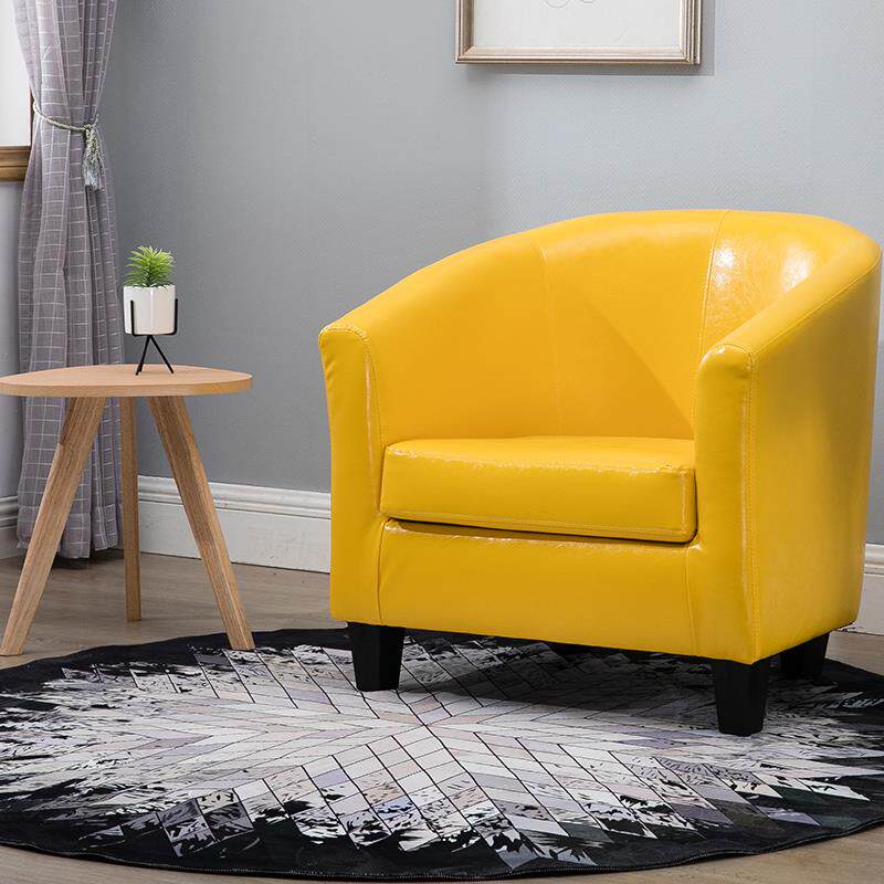 现代简约小户型单双人沙发布艺沙发椅三人沙发组合网吧电脑酒店椅