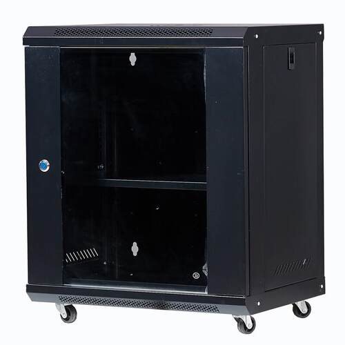 定制小型家用功放弱电交换机6u4u12u加厚网络机柜9U室外壁挂机柜