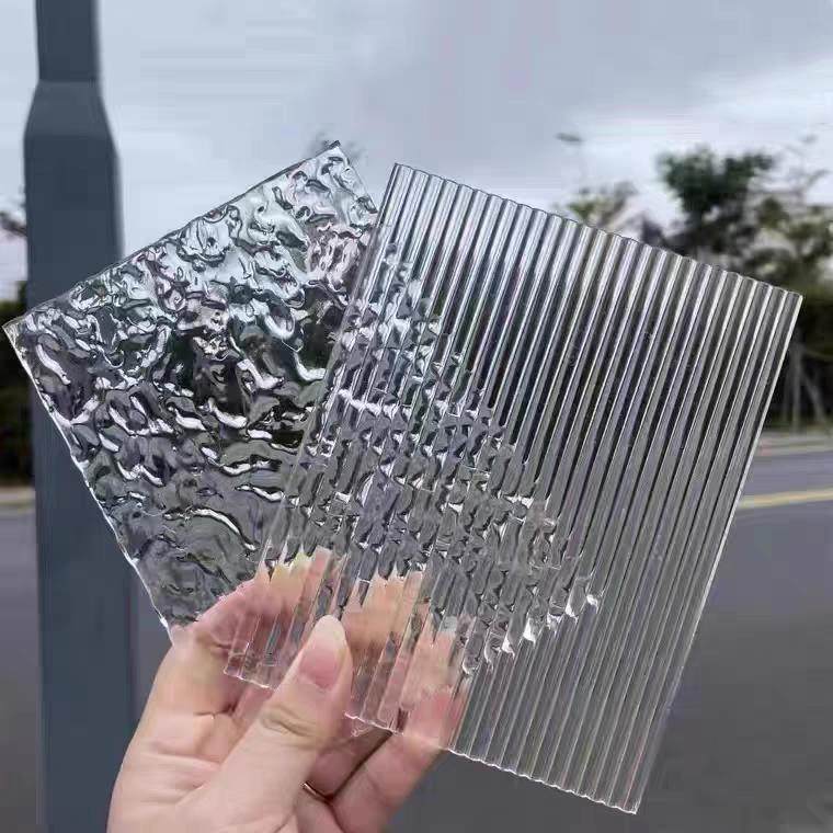 石头纹亚克力板透明有机玻璃长虹条纹磨砂塑料板屏风隔断柜门挡板