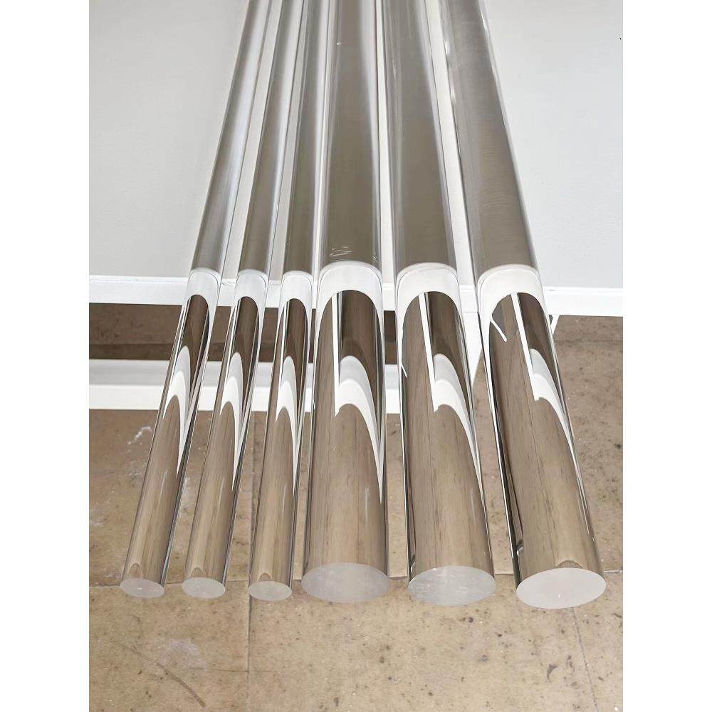 透明有机玻璃棒 亚克力棒 直径1~350mm圆棒方棒任意切割加工定制