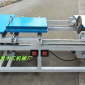 两头锯机精密圆柱轨推台锯 木工锯床裁板锯简易双头断料锯齐头锯