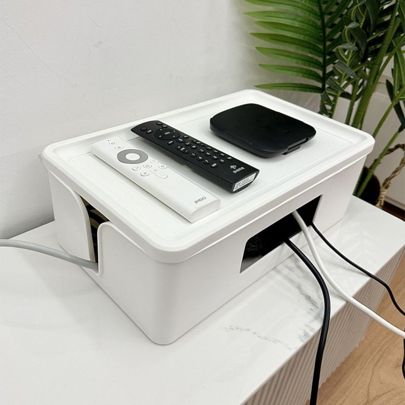 桌面插排集线器收纳盒电源