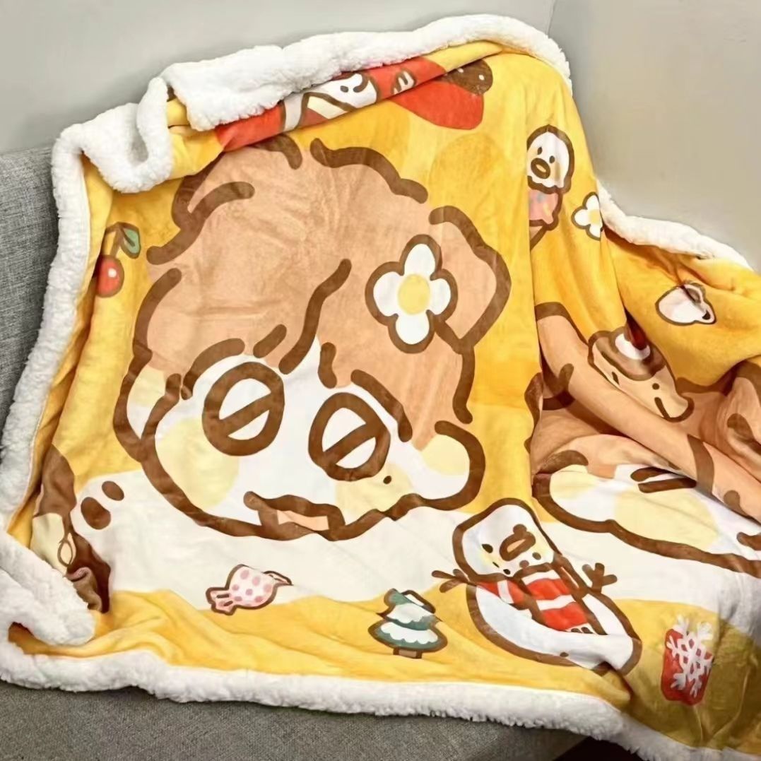 羊羔绒毛毯来啦单面法兰背