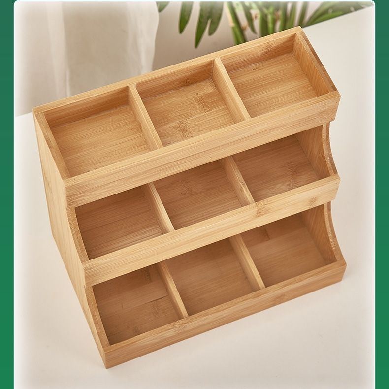 整理架桌面茶叶包收纳三层