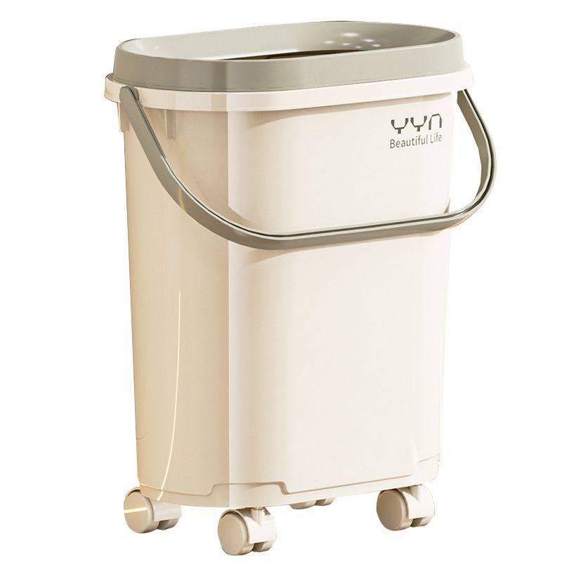 带轮垃圾桶大容量2025新款家用卧室厨房敞口可移动免弯腰壁挂提手