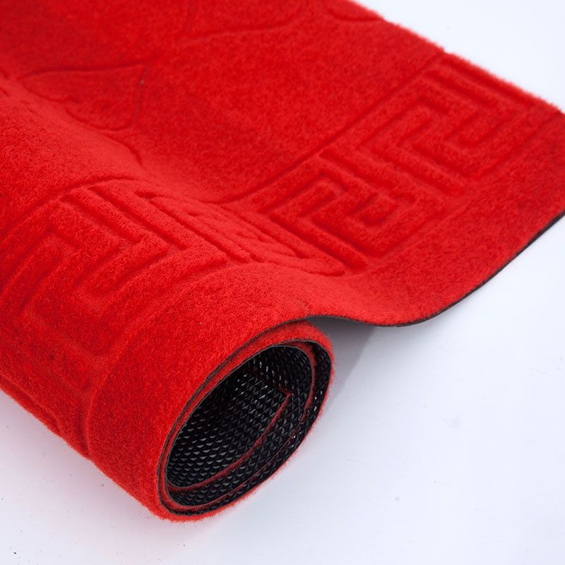 迎宾开业红地毯加厚长期使用舞台走廊满铺楼梯防滑地垫压花地毯
