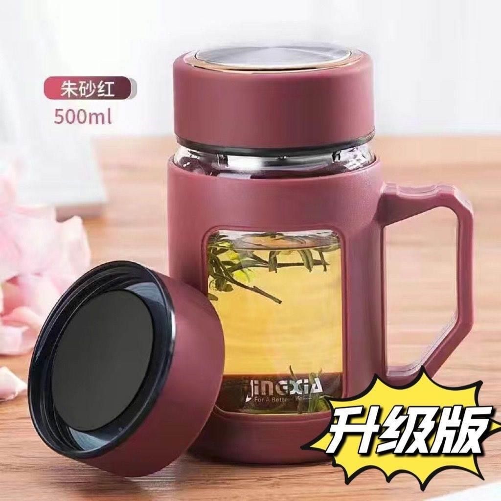 玻璃杯爷耐高溫防爆带把手