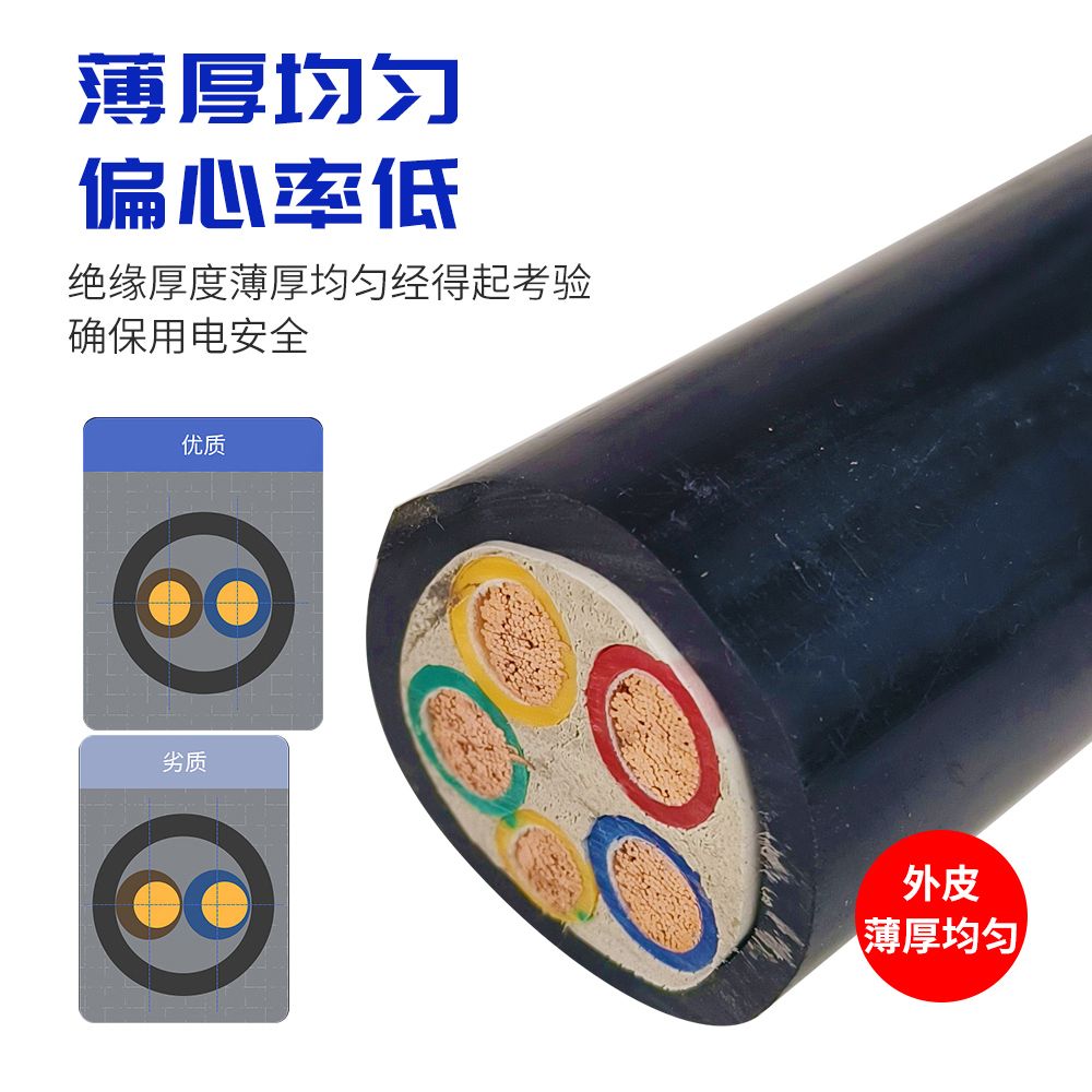 国标rv电缆线345芯101625