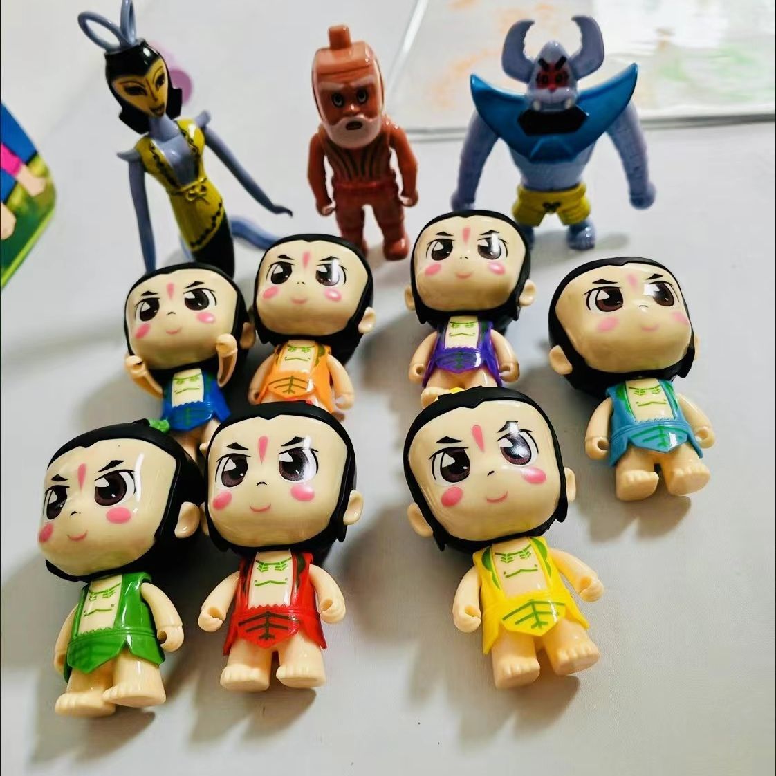 金刚葫芦娃七兄弟玩具可变