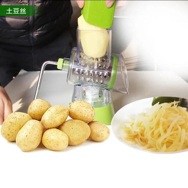 多功能手摇滚筒切菜器丝片