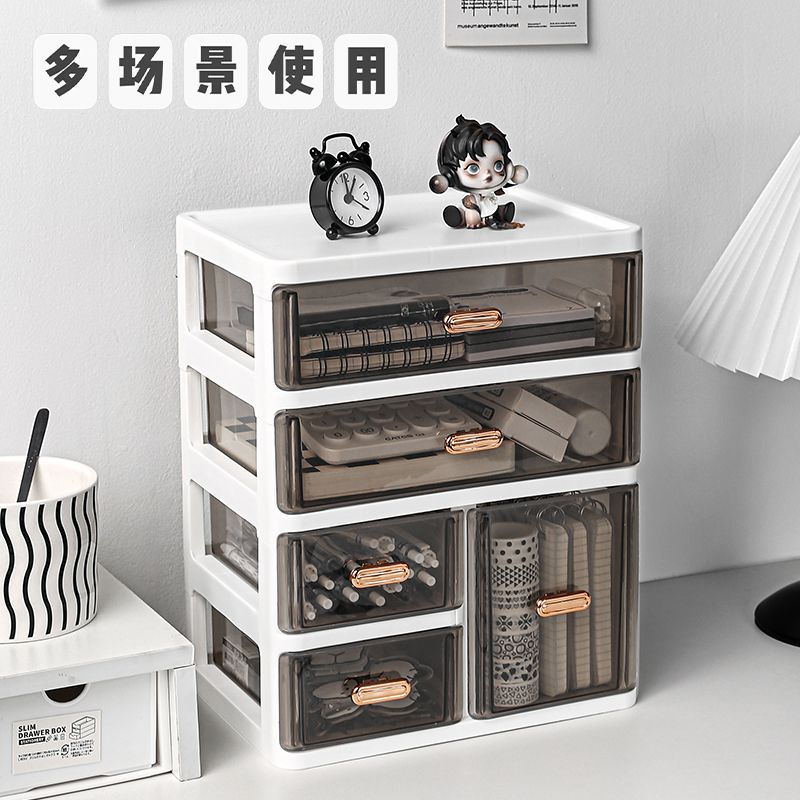 多功能化妆品收纳盒防尘面