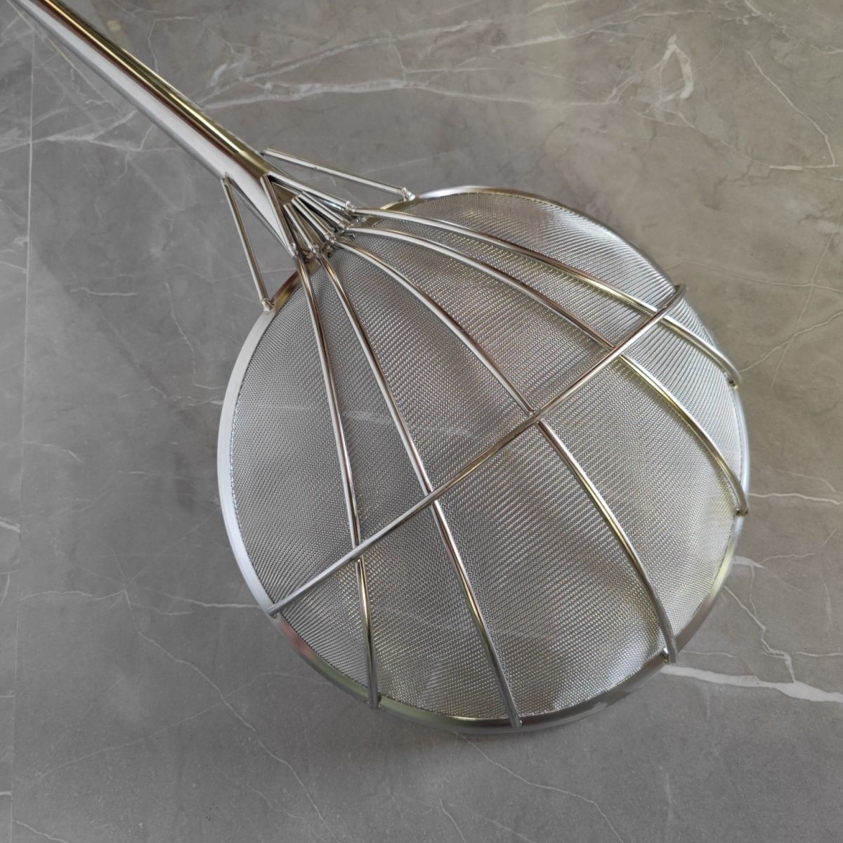 304加固长柄大渣篱超不锈