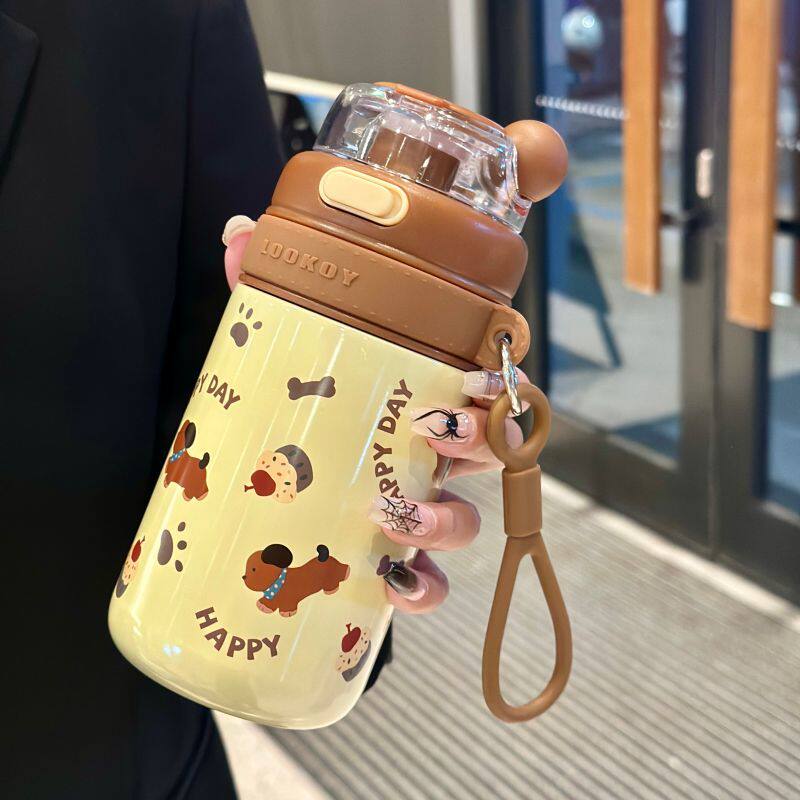 2025可爱吸管新款保温杯高级高颜值女生杯子316便携水杯超萌爆款