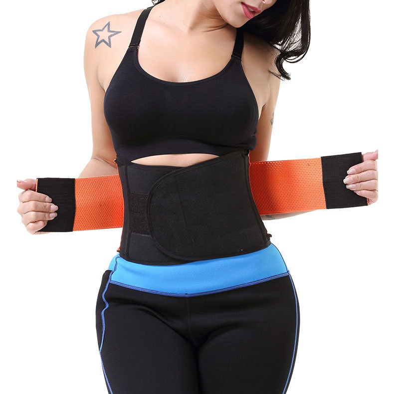 新款男女多色运动健身收腹带女士束身腰带供货弹性束身收腰带