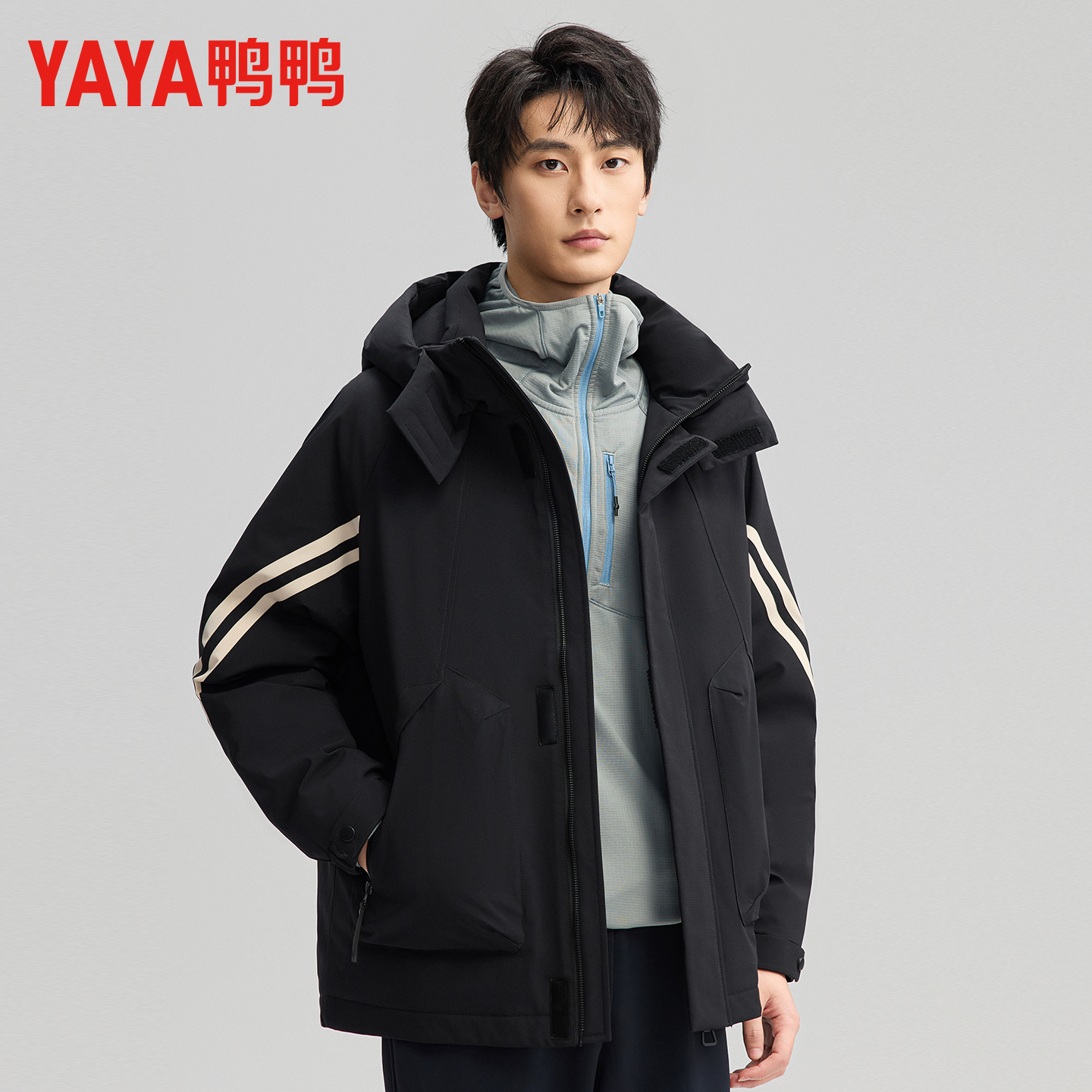 鸭鸭2025年新款休闲时尚羽绒服