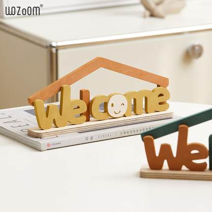 WOZOOM现代简约办公桌面摆件卧室房间装饰家居玄关客厅书桌装饰品