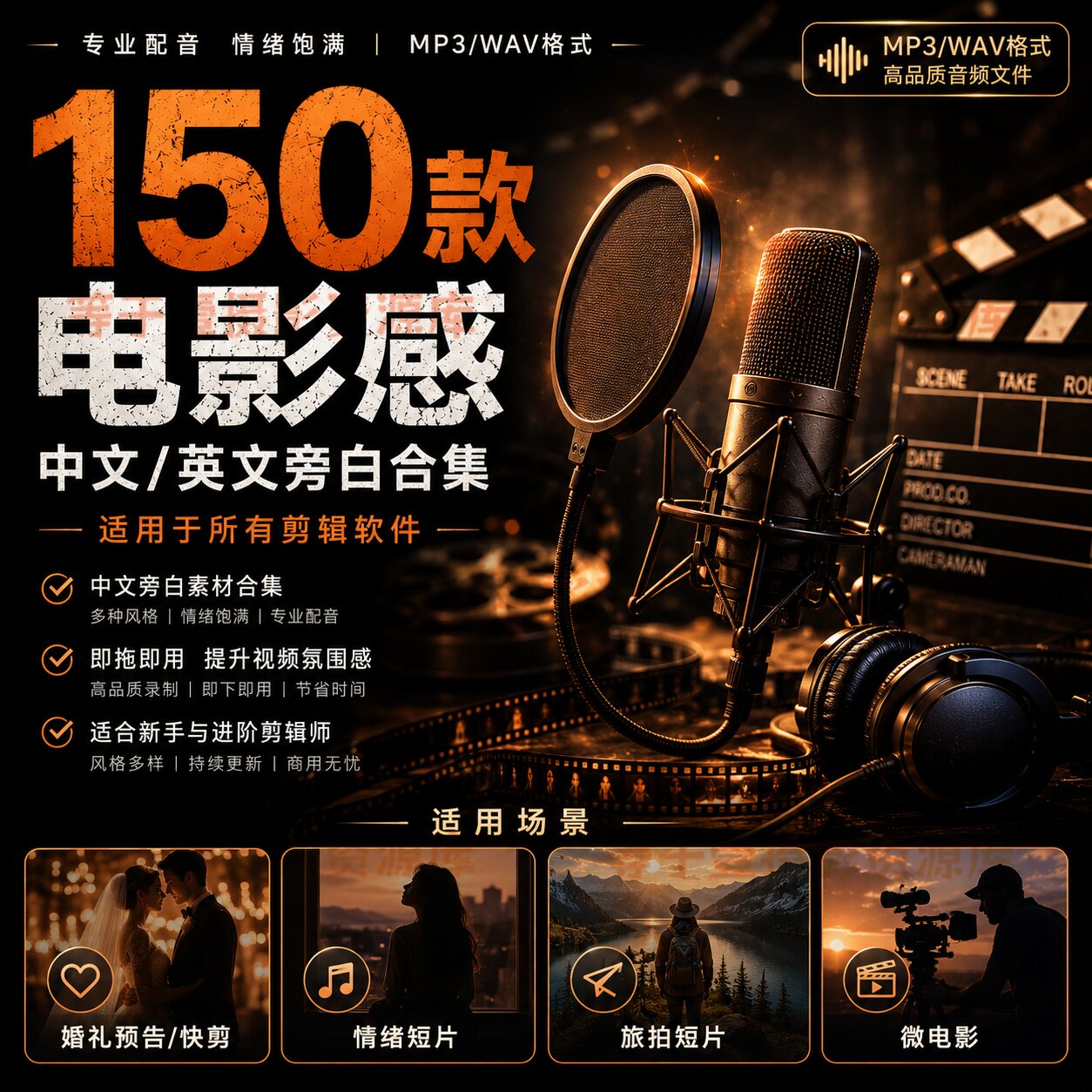 电影感中英文氛围旁白音乐