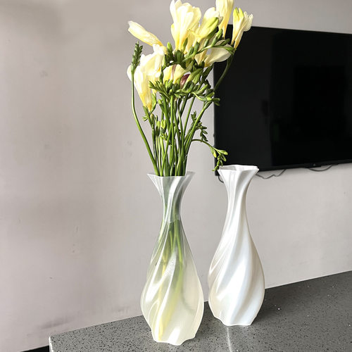跨境创意ins风bling艺术花瓶扭曲复古轻奢插花装饰品摆件源头工厂