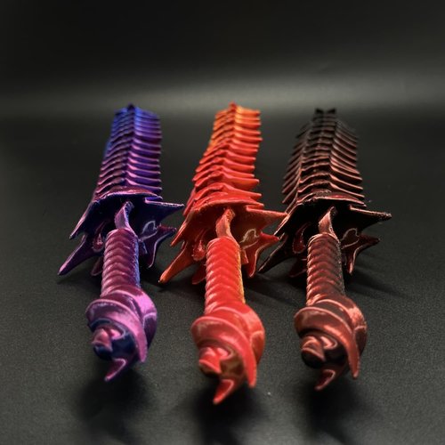 3D打印申公豹雷公鞭双形态COS道具模型儿童玩具礼物