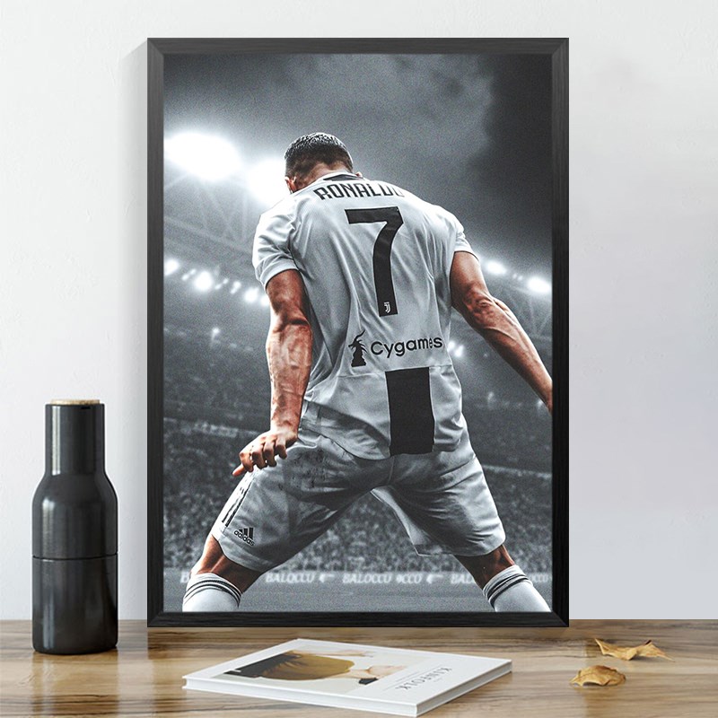 钻石画新款C罗曼联7号满钻卧室足球明星人物点钻贴钻石十字绣简单