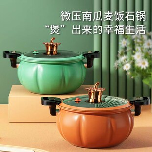 南瓜锅微压锅不粘锅胖压力锅墩墩闷烧锅家用煲汤料理锅多功能汤锅