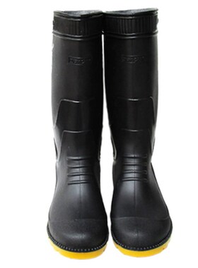 陇上行浩特劳保靴高筒大码雨靴雨鞋水鞋胶靴耐油耐酸碱防化靴907