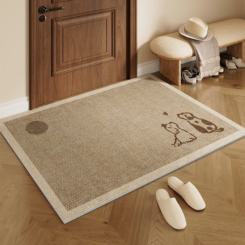 卡通狗地垫入户门进门地毯门口家用门垫防滑客厅入户玄关脚垫裁剪,居家布艺,入户地垫,淘宝优惠券,粉丝福利购,淘宝优惠卷