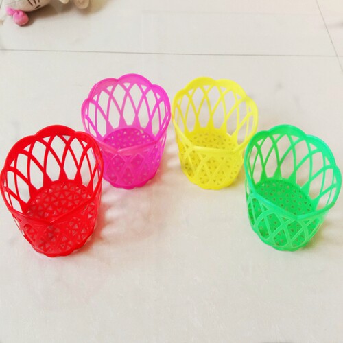 鸡蛋篮子塑料筐网袋网兜密网包装篓筐子手工编塑料水果篮子鸡蛋筐