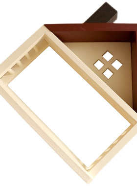 小木房子丨桌面小物摆件摆放 配饰木质饰品装饰收纳架 玩偶摆放架