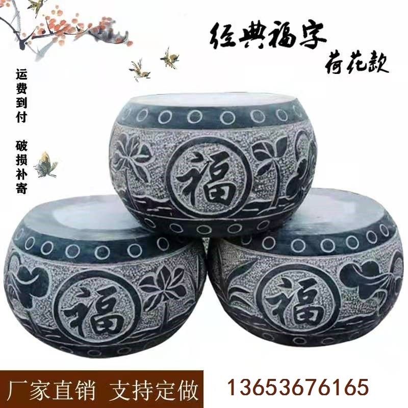 青石柱墩石底座j柱顶石石墩子空心柱子皮柱基石柱脚石仿古柱础庭