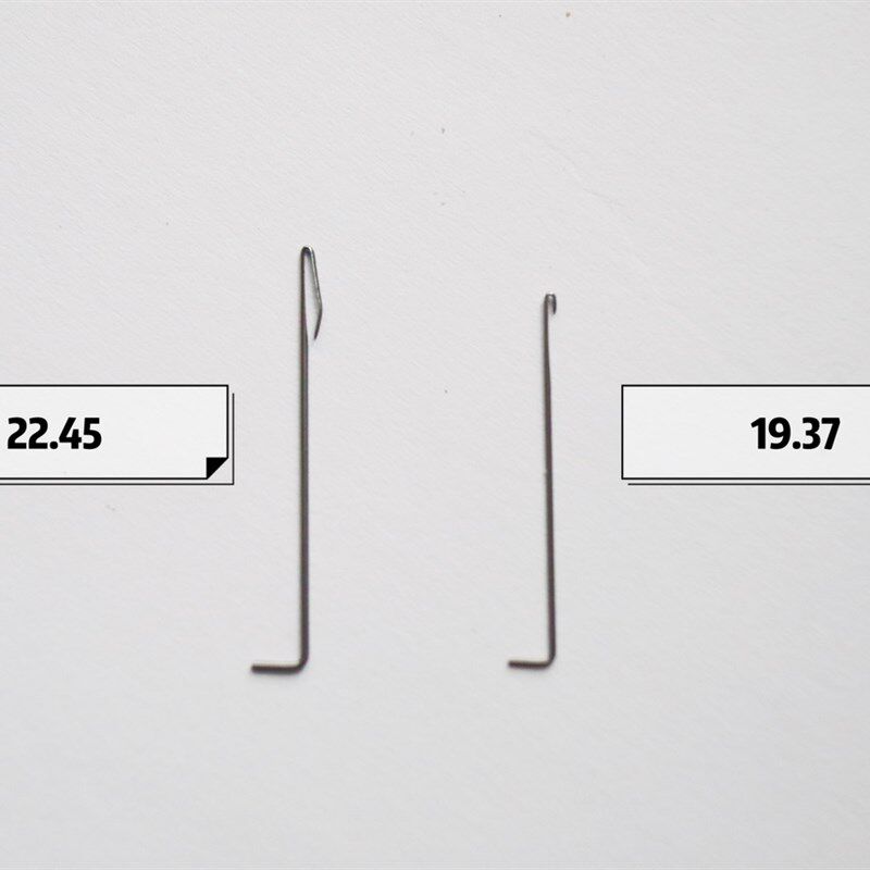 经编机穿纱针穿纱器针 16针18针22针长勾短勾穿纱器用长针短针