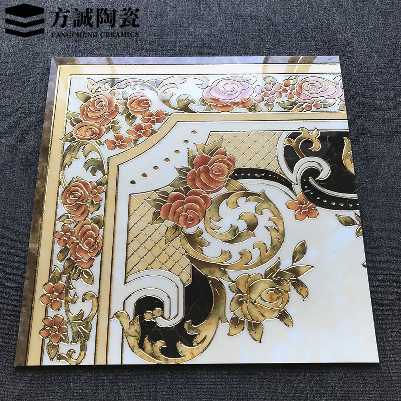 拼花地砖800x800 门厅入户玄关欧式客厅拼花瓷砖抛晶砖图案地毯砖