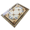 客厅地板o砖800x800拼花入户过道走廊抛晶砖拼花瓷砖 拼花地砖欧式
