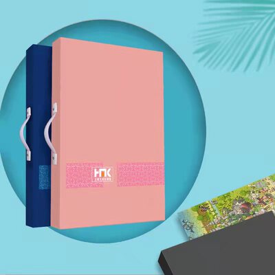 云硕文件夹拼图收纳册A1升级加厚款1000片成品专用收藏PP增韧活页