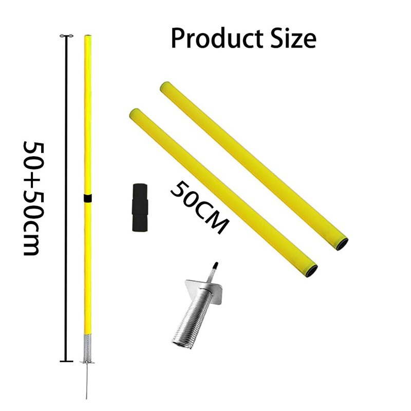 狗敏捷训练障碍标志杆工作犬灵敏蛇形绕杆训狗器宠物户外运动用品