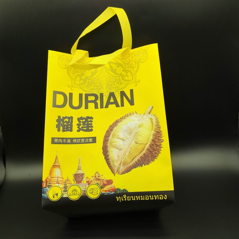 可定制西瓜榴莲水果无纺布手提袋外包装袋塑料环保袋子