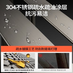 碗架台面收纳沥水架碗筷碗碟304不锈钢放碗厨房家用碗盘子置物架