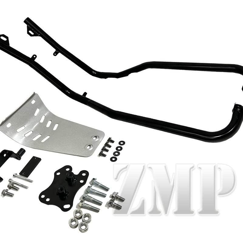 适用于幼兽CC110护杠摩托车改装保护杠防摔保险Y杠防撞杆底板