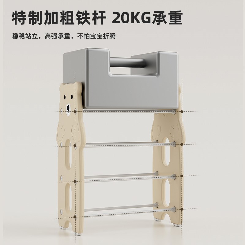 儿童玩具收纳架落地多层家用宝宝置物玩具架简易分类整理箱储物柜