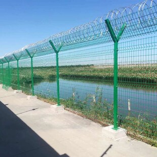 监狱机场看守所水库发电厂气站景区铁丝刀片刺网菱形孔围墙防护栏