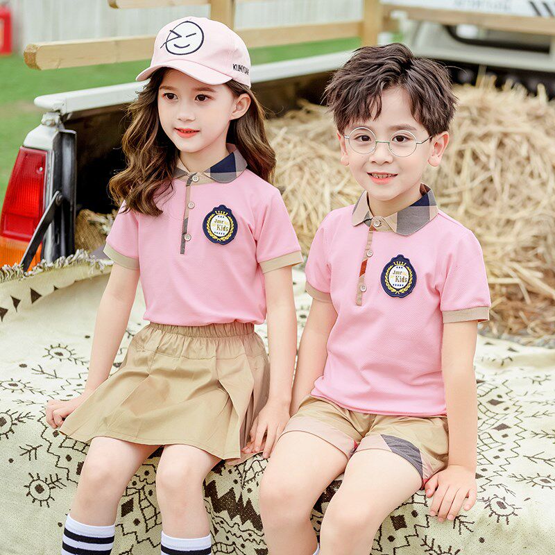 幼儿园园服c夏装英伦风毕业照合唱表演服装儿童班服小学生校服夏
