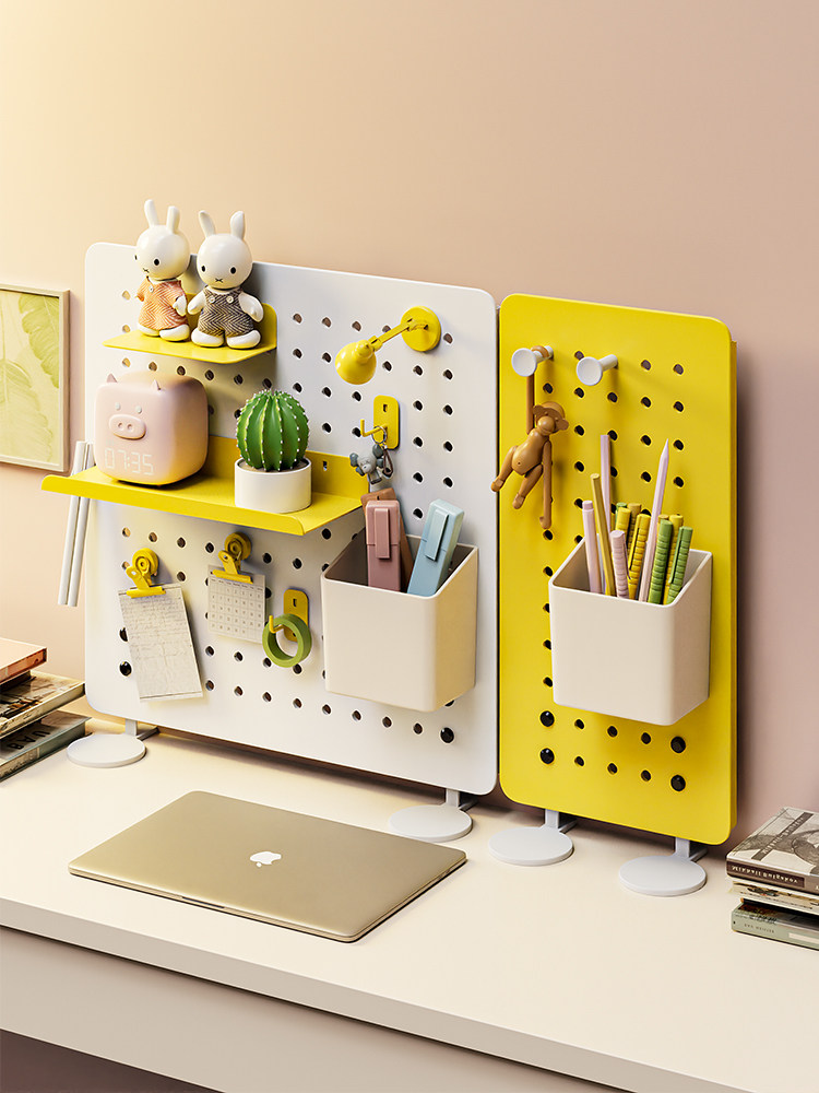 免打孔置物架收纳工位立式洞洞学习板书桌架金属办公桌上书架桌面,收纳整理,收纳洞洞板,淘宝优惠券,粉丝福利购,淘宝优惠卷
