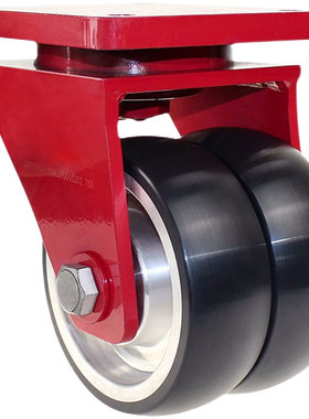 万向轮09310重磅4/5/6/8/10/12寸从动轮agv驱动拖车双轮承重主动