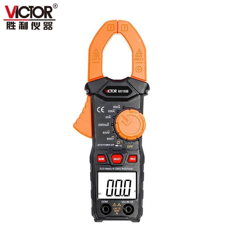 仪器VC6016B钳形表数字高精度交直流迷你小型U便携家用万用表